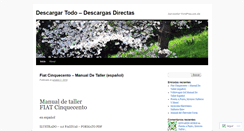 Desktop Screenshot of descargartodo.wordpress.com