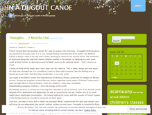 Tablet Screenshot of dugoutcanoe.wordpress.com