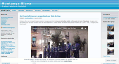 Desktop Screenshot of muntanyablava.wordpress.com