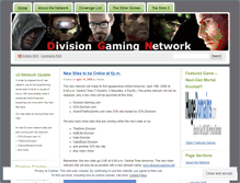 Tablet Screenshot of divisiongaming.wordpress.com