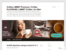 Tablet Screenshot of coffeelimmit.wordpress.com