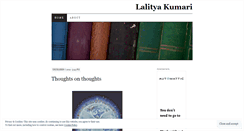 Desktop Screenshot of lalityakumari.wordpress.com