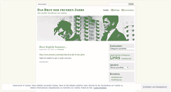 Desktop Screenshot of boellsbrot.wordpress.com