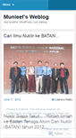 Mobile Screenshot of munieef.wordpress.com