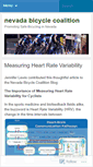 Mobile Screenshot of nevadabike.wordpress.com