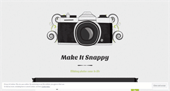 Desktop Screenshot of makeitsnappy25.wordpress.com