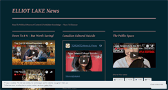 Desktop Screenshot of elliotlakenews.wordpress.com