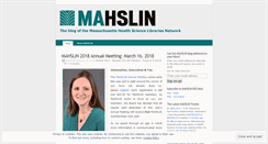 Desktop Screenshot of mahslin.wordpress.com