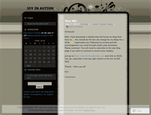 Tablet Screenshot of forthesakeofjoy.wordpress.com