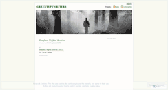 Desktop Screenshot of greentypewriters.wordpress.com