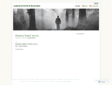 Tablet Screenshot of greentypewriters.wordpress.com