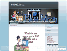 Tablet Screenshot of m00nglow.wordpress.com