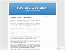 Tablet Screenshot of kiamat2012.wordpress.com