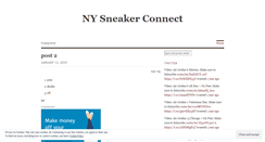 Desktop Screenshot of nysneakerconnect.wordpress.com