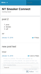 Mobile Screenshot of nysneakerconnect.wordpress.com
