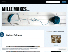 Tablet Screenshot of millemakes.wordpress.com