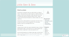 Desktop Screenshot of littlesewandsew.wordpress.com
