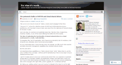 Desktop Screenshot of 4most.wordpress.com