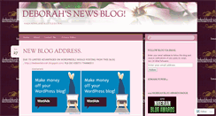 Desktop Screenshot of deebeedeborah.wordpress.com