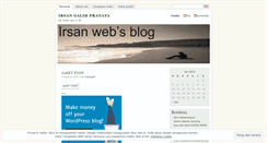 Desktop Screenshot of irsangalih.wordpress.com