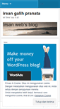 Mobile Screenshot of irsangalih.wordpress.com