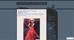 Desktop Screenshot of celestethorsonofficial.wordpress.com