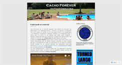 Desktop Screenshot of cachoforever.wordpress.com