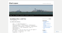 Desktop Screenshot of chaoliu12.wordpress.com