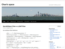 Tablet Screenshot of chaoliu12.wordpress.com