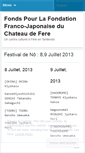 Mobile Screenshot of fondationdefere.wordpress.com