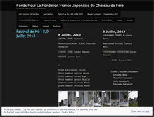 Tablet Screenshot of fondationdefere.wordpress.com