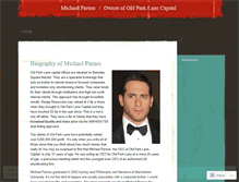 Tablet Screenshot of michaelparnes.wordpress.com