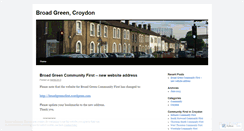 Desktop Screenshot of broadgreencroydon.wordpress.com