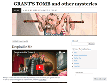 Tablet Screenshot of grantstombblog.wordpress.com