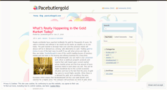 Desktop Screenshot of pacebutlergold.wordpress.com