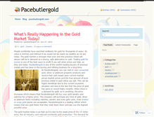 Tablet Screenshot of pacebutlergold.wordpress.com