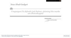 Desktop Screenshot of newipadgadget.wordpress.com