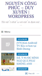 Mobile Screenshot of nguyencongphuc.wordpress.com