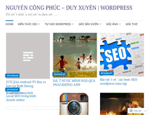 Tablet Screenshot of nguyencongphuc.wordpress.com