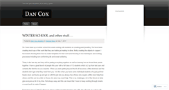 Desktop Screenshot of dancoxart.wordpress.com