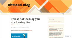 Desktop Screenshot of bitmand.wordpress.com