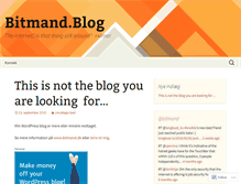 Tablet Screenshot of bitmand.wordpress.com