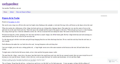 Desktop Screenshot of earlygardner.wordpress.com