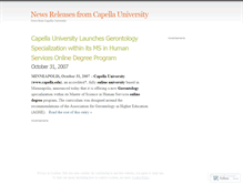 Tablet Screenshot of onlinedegree.wordpress.com