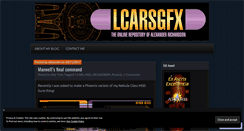 Desktop Screenshot of lcarsgfx.wordpress.com