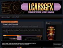 Tablet Screenshot of lcarsgfx.wordpress.com