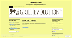 Desktop Screenshot of griefevolution.wordpress.com