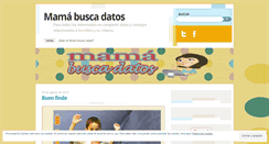 Desktop Screenshot of mamabuscadatos.wordpress.com