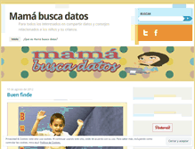 Tablet Screenshot of mamabuscadatos.wordpress.com