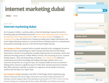 Tablet Screenshot of internetmarketingdubai1.wordpress.com